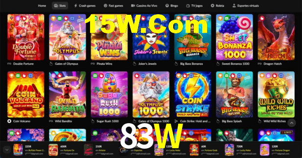 83W: A Experiência de Casino com Jogos de Mesa ao Vivo